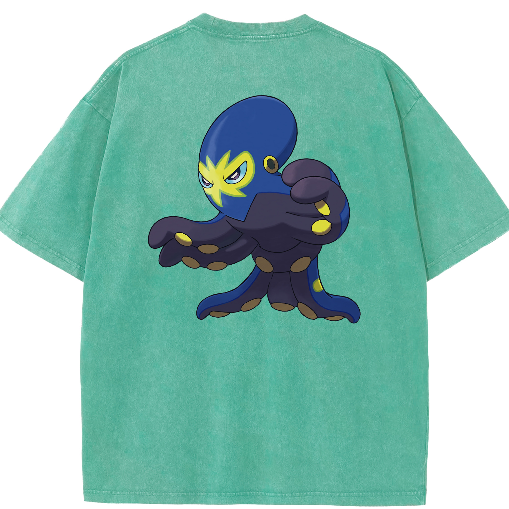 （画像用） ポケットモンスター Pokémon 綿100% ヴィンテージ風 半袖Tシャツ（背面プリント）